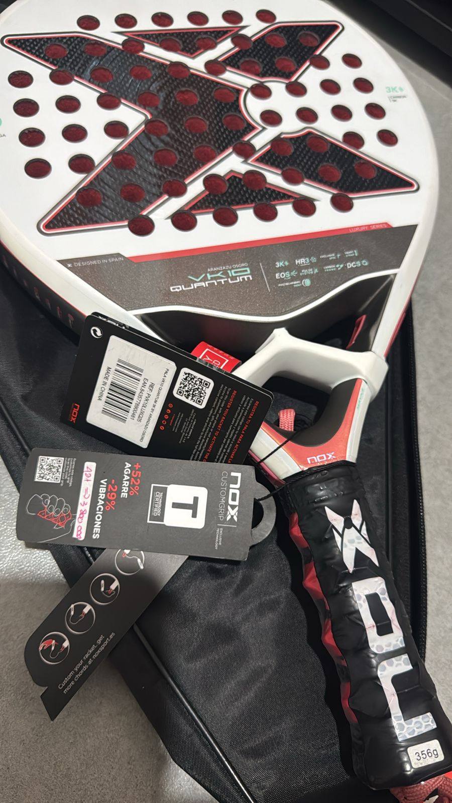 JUAL RAKET PADEL NOX VK10 QUANTUM ORIGINAL – BARU, BELUM PERNAH DIPAKAI! 🔥