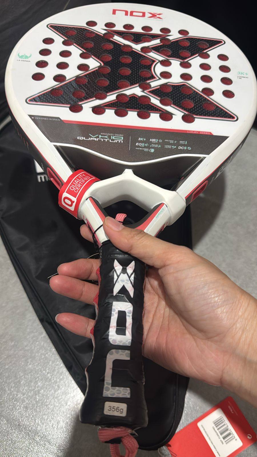 JUAL RAKET PADEL NOX VK10 QUANTUM ORIGINAL – BARU, BELUM PERNAH DIPAKAI! 🔥