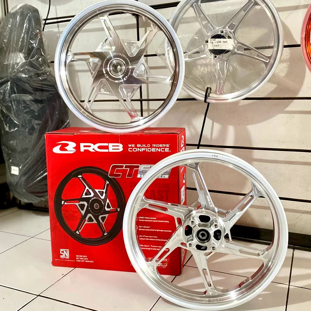 JUAL VELG RCB CT-600 RING 14 | KUALITAS BALAP, TAMPILAN MAKIN GAGAH 🔥