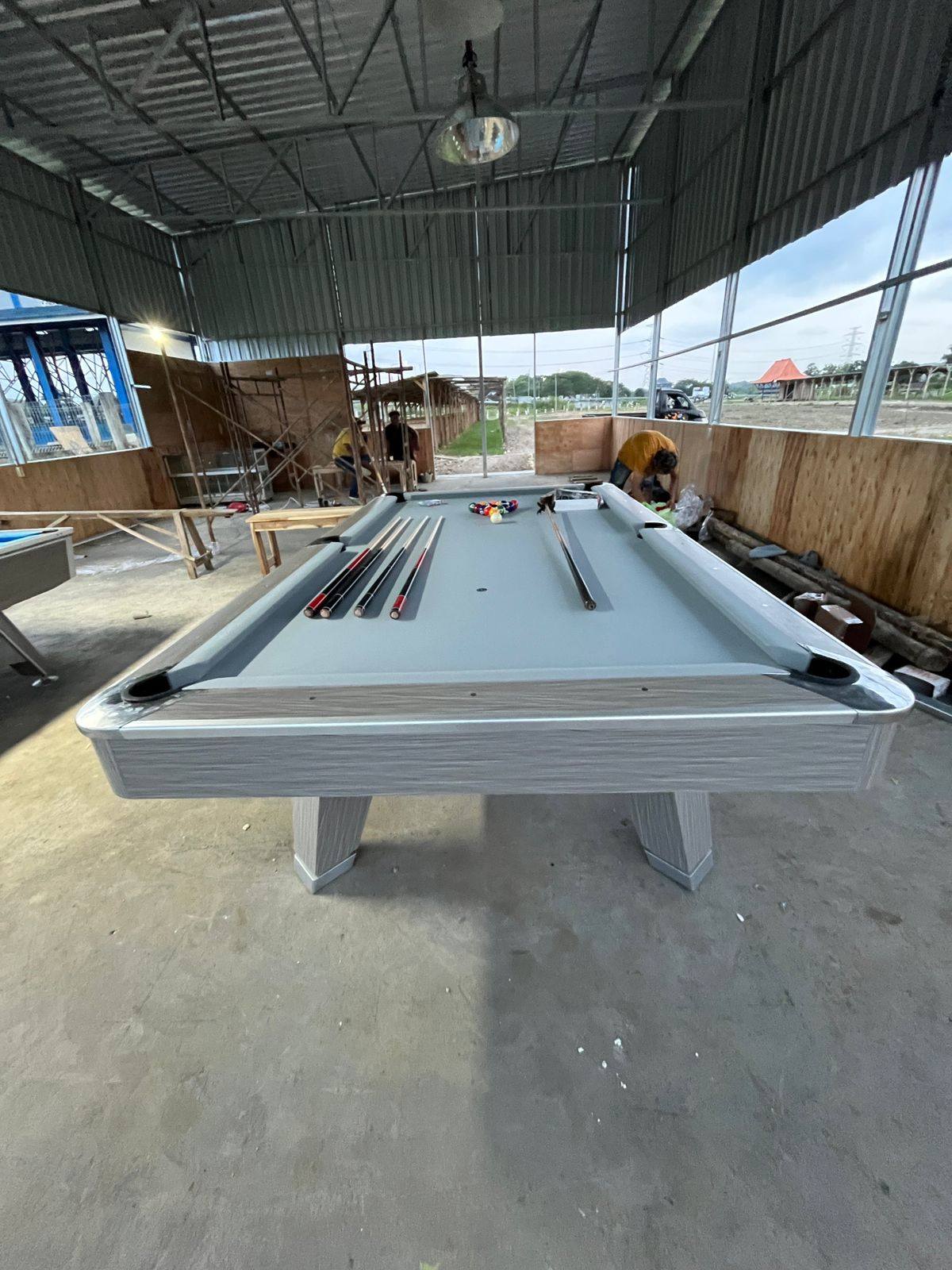 Jual Meja Billiard 9 Feet Model Terbaru – Rangka Besi Kokoh, Full Set
