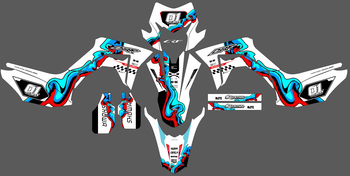 DECAL STIKER MOTOR CUSTOM KEREN & BERKUALITAS 🔥