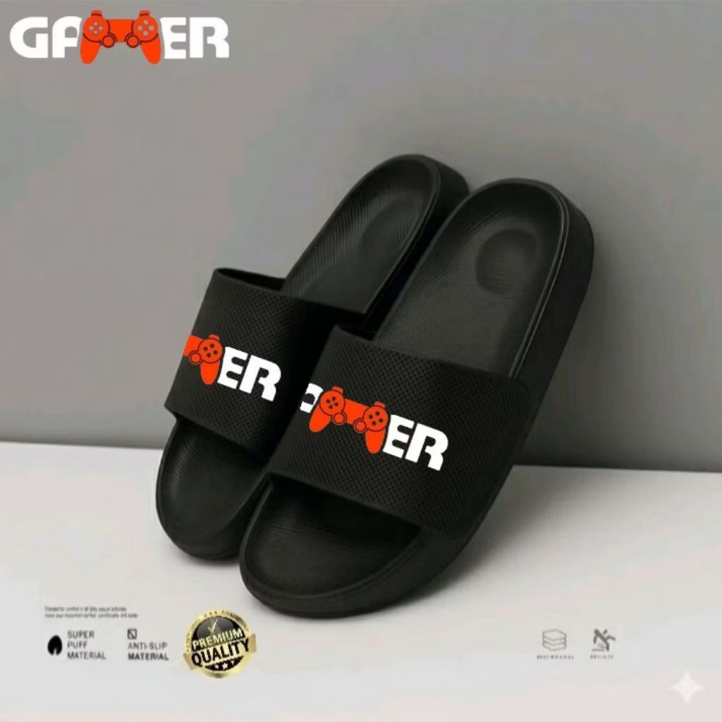 Sandal Slop Pria Terbaru – Upper Lock Anti Putus, Super Empuk & Ringan