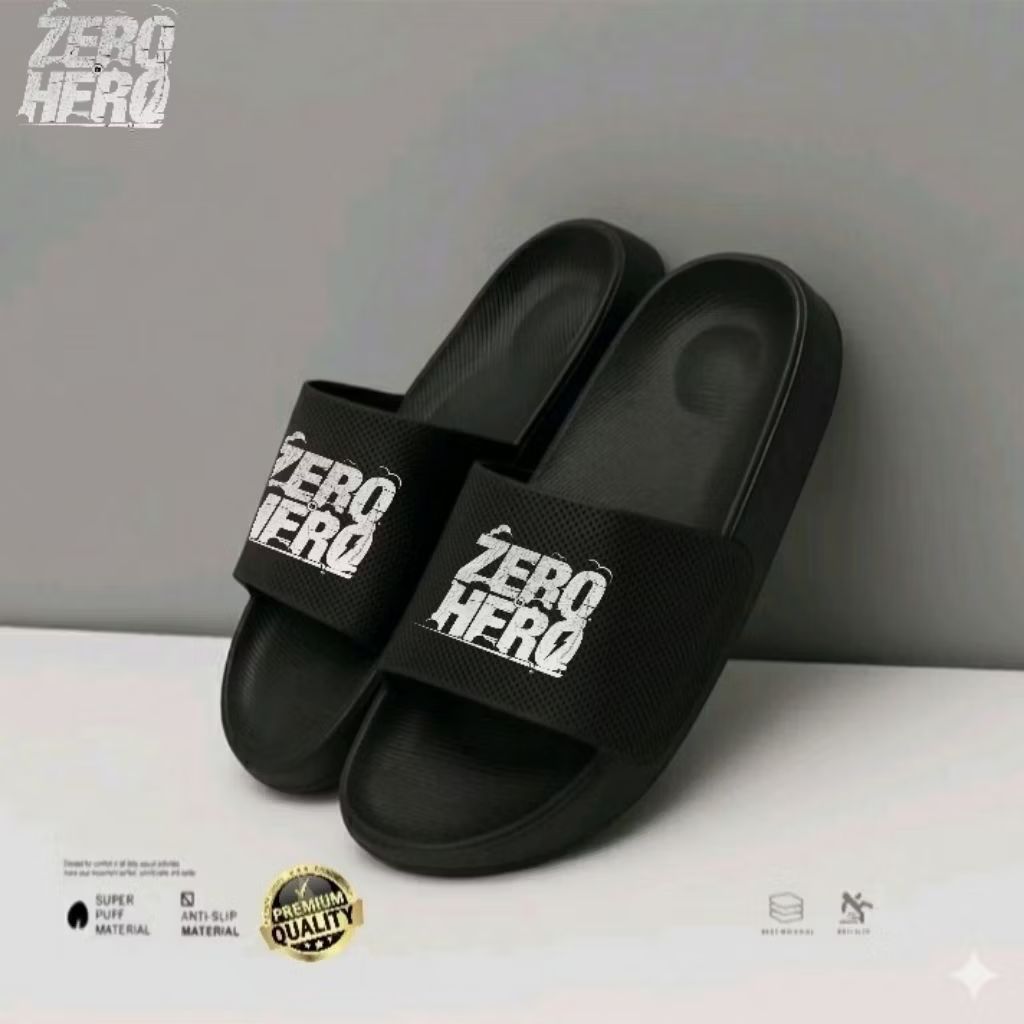Sandal Slop Pria Terbaru – Upper Lock Anti Putus, Super Empuk & Ringan