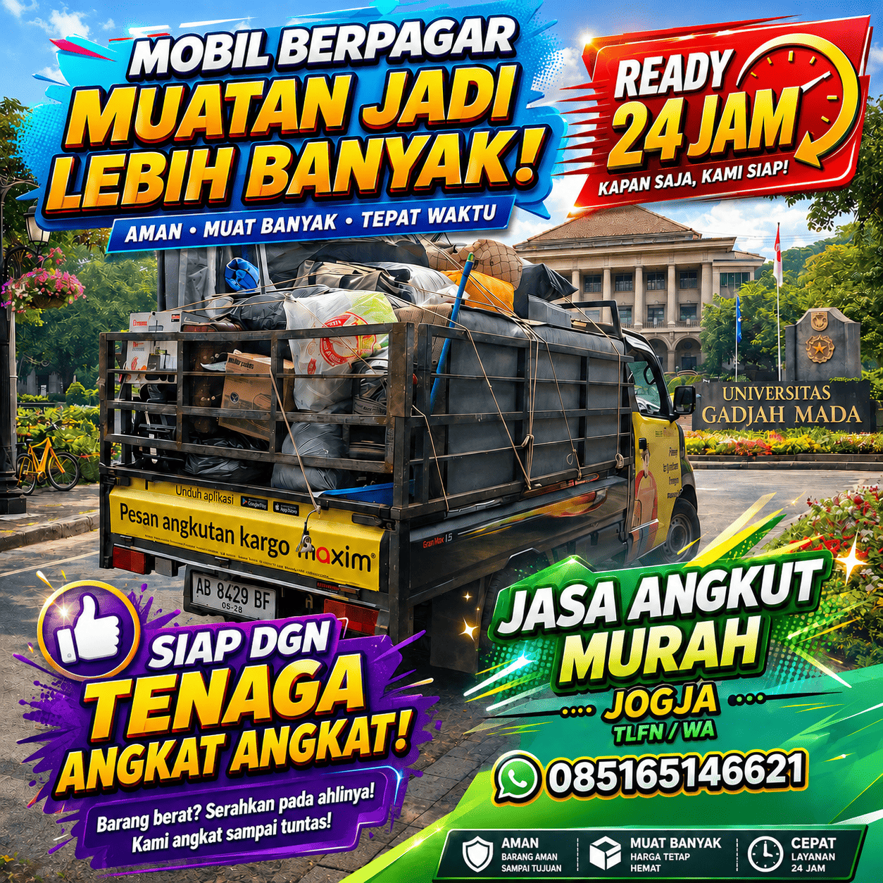 Jasa Angkut Barang Murah & Hemat – Siap Panggil Jogja 24 Jam