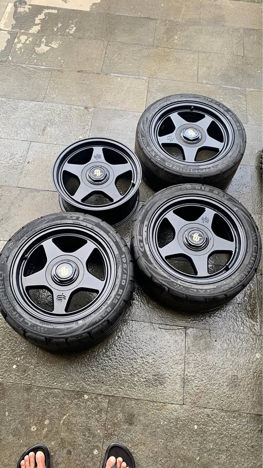 Jual Velg JVelg TBW R15 Hitam Original – Kondisi Sangat Bagus, No Peang