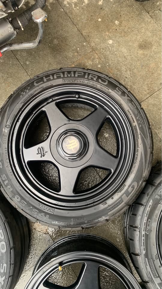 Jual Velg JVelg TBW R15 Hitam Original – Kondisi Sangat Bagus, No Peang