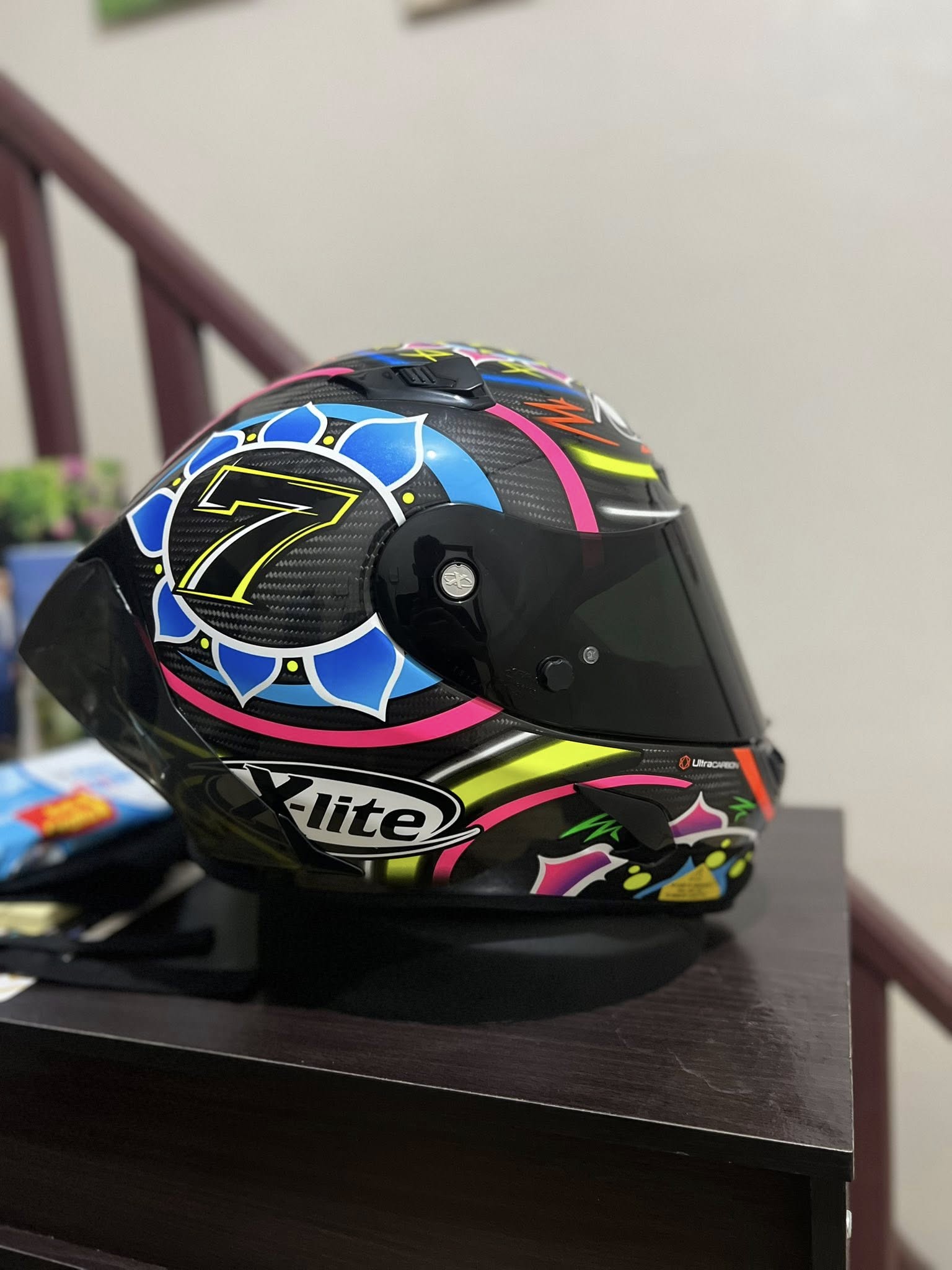 Dijual Helm Premium Dia Xlite X803RS Motif Chaz Davies GP – Like New! 🔥
