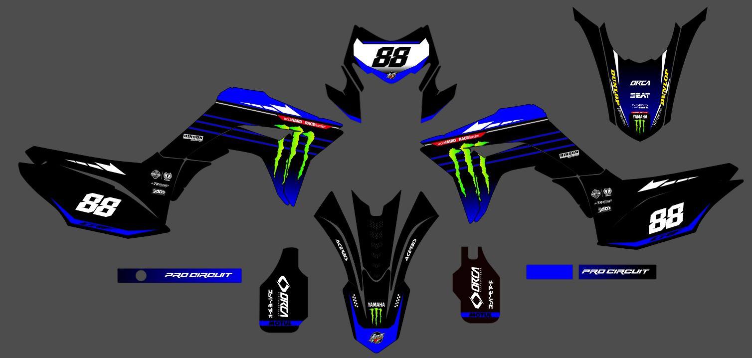DECAL MOTOR KUSTOM ARZ RACING PRODUCT — TAMPILAN GARANG, KARAKTER JUARA