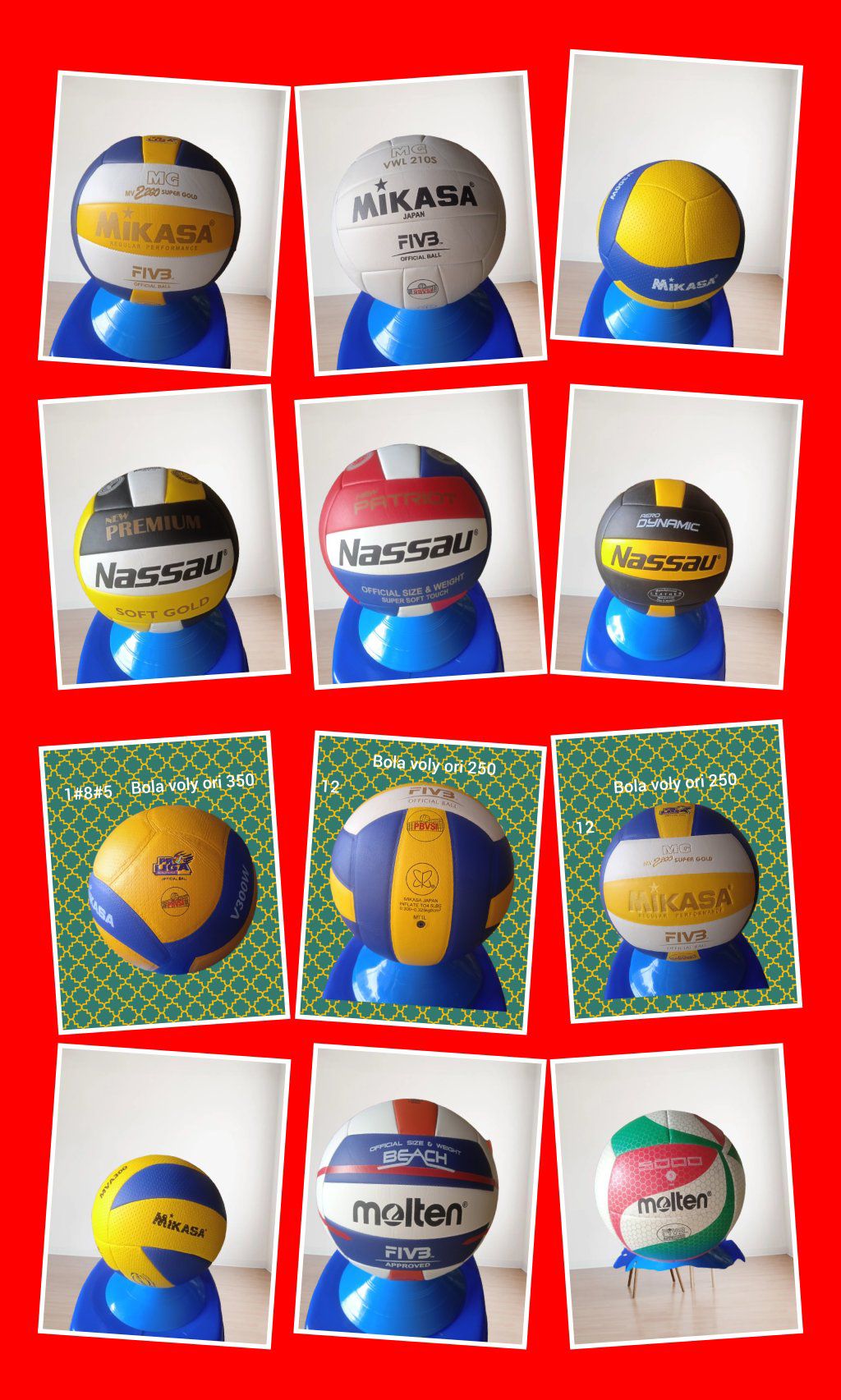 DIJUAL BOLA & NET VOLI BARU – LANGSUNG DARI PENGRAJIN 🔥