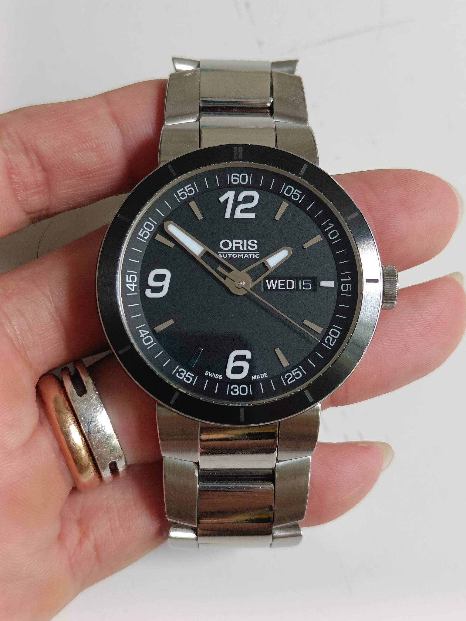 Dijual Oris TT1 Day-Date Original – Mewah, Sporty, Siap Pakai!