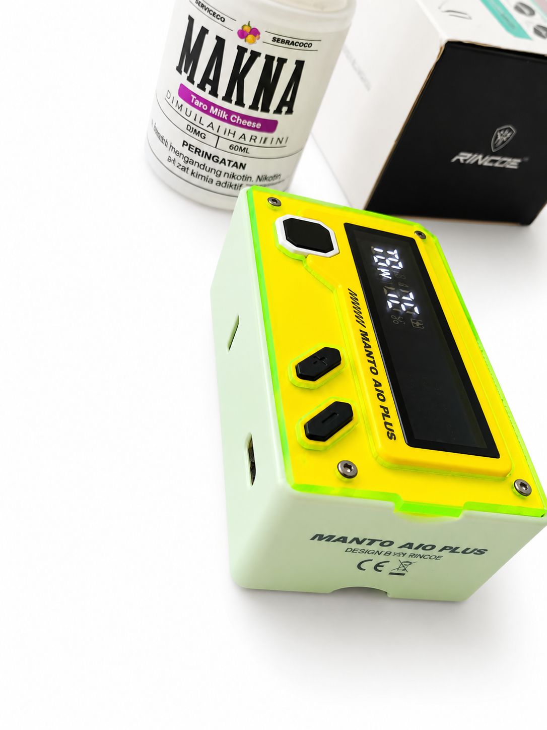 Vape Manto AIO 80W Like New – Pemakaian < 1 Bulan! 🔥