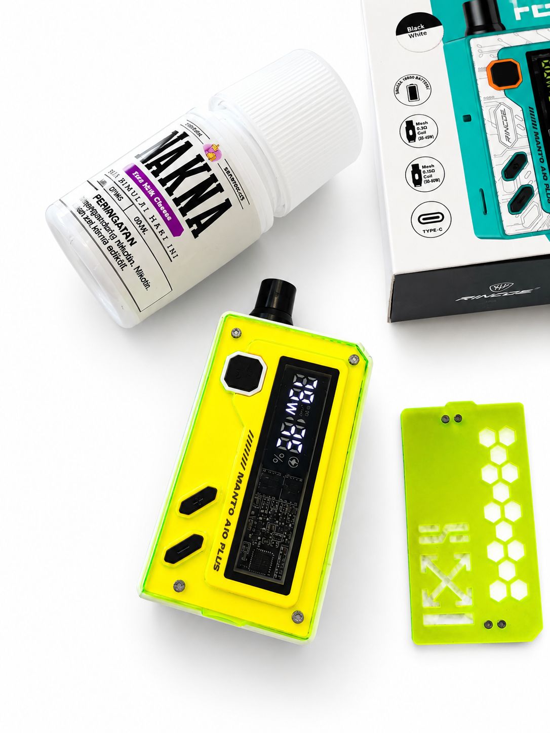 Vape Manto AIO 80W Like New – Pemakaian < 1 Bulan! 🔥