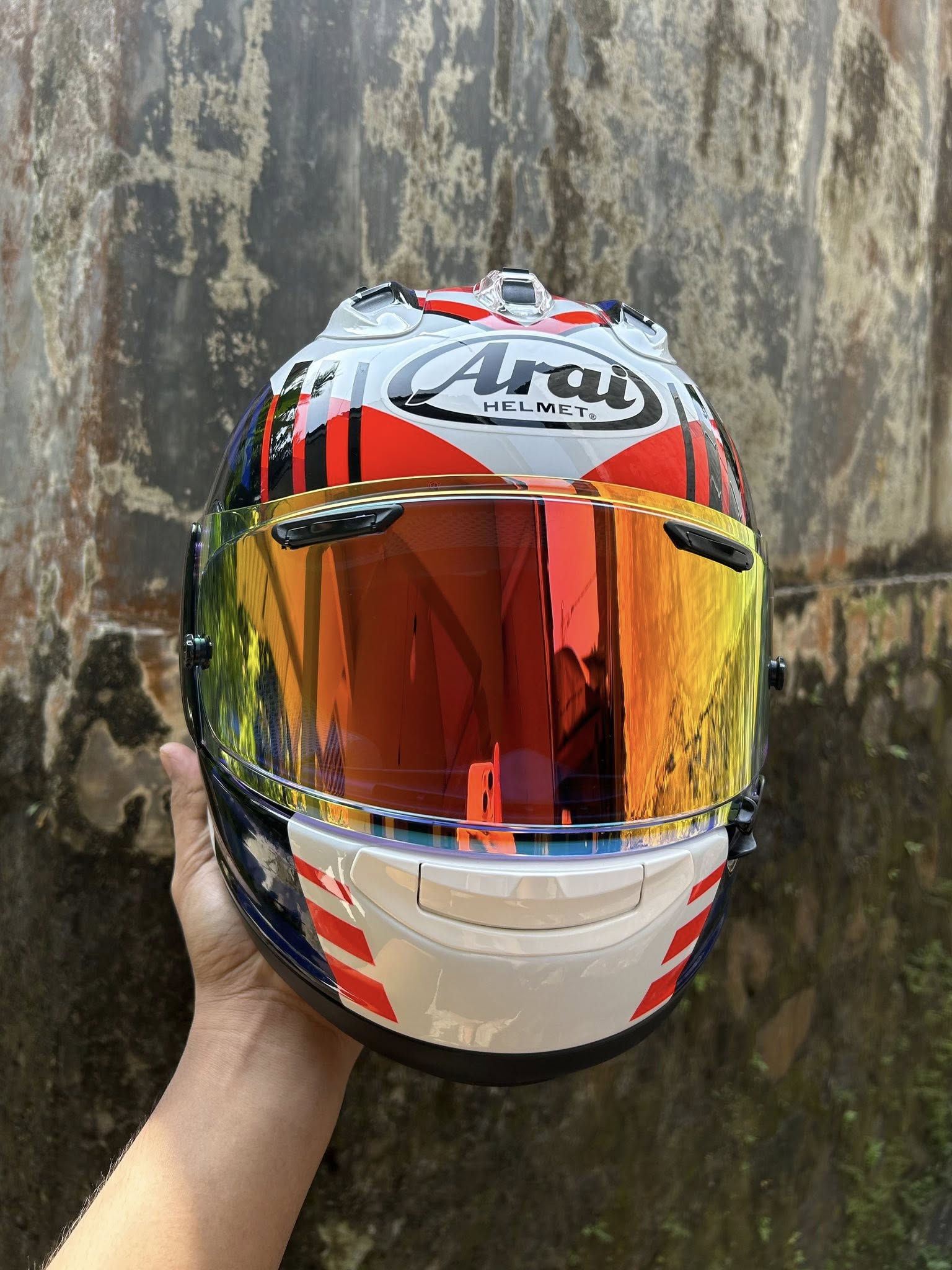 Jual Arai RX-7X Rea SB3 SNI Size M – Fullset Like New 🔥