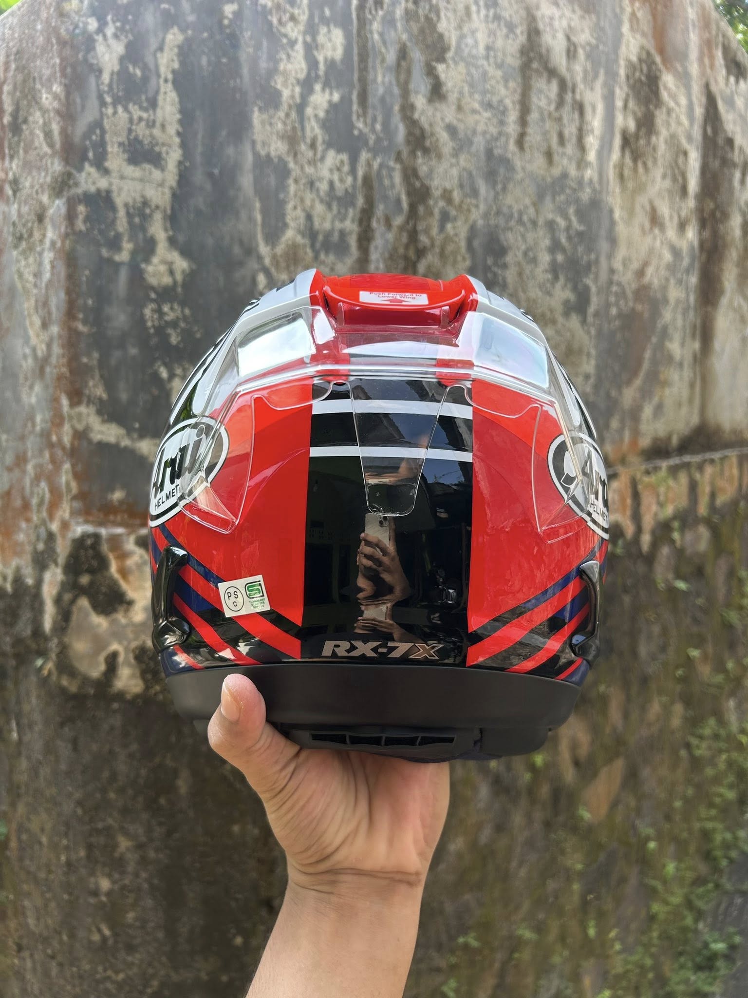 Jual Arai RX-7X Rea SB3 SNI Size M – Fullset Like New 🔥