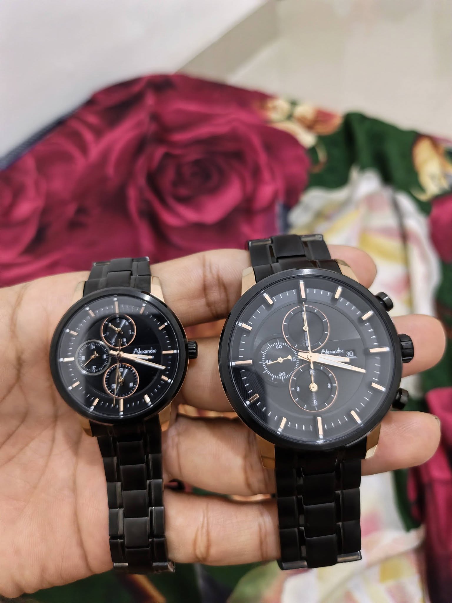 Dijual Jam Tangan Alexandre Christie Original Couple – Mulus Seperti Baru!