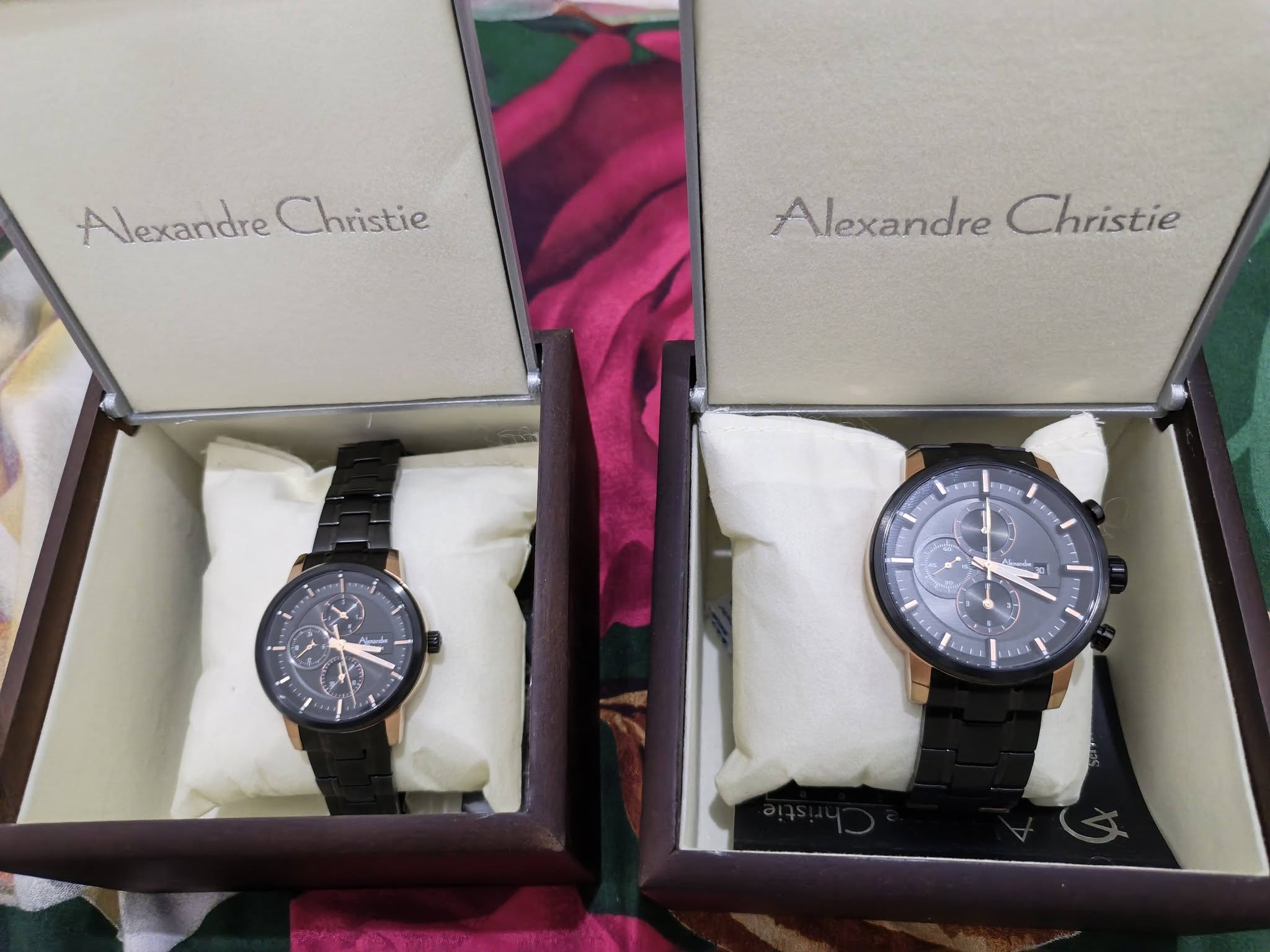Dijual Jam Tangan Alexandre Christie Original Couple – Mulus Seperti Baru!