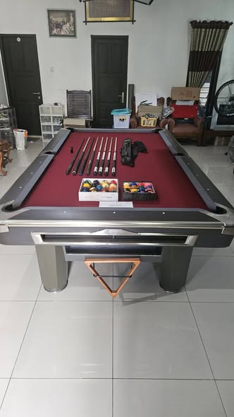 WTS / DIJUAL – MEJA BILLIARD APLUS PREMIERE 9 FEET FULL SET SIAP MAIN