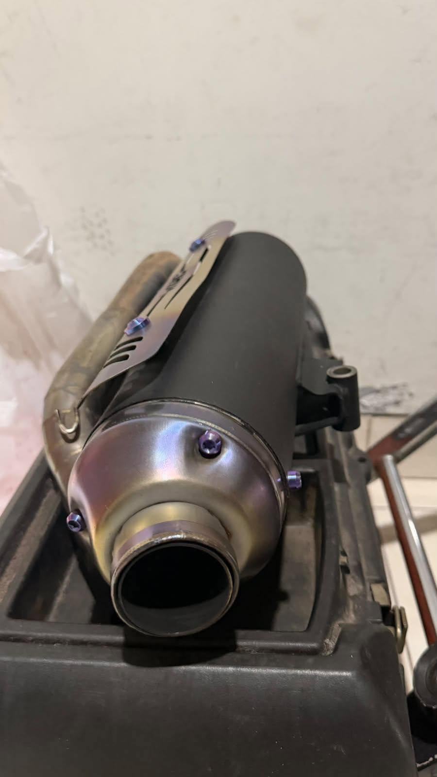 WTS Knalpot Vario 125/150 LED Old – WRC SS02 | Arm Old Only