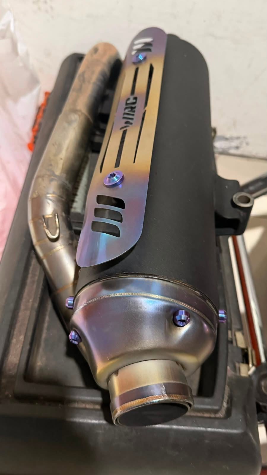 WTS Knalpot Vario 125/150 LED Old – WRC SS02 | Arm Old Only