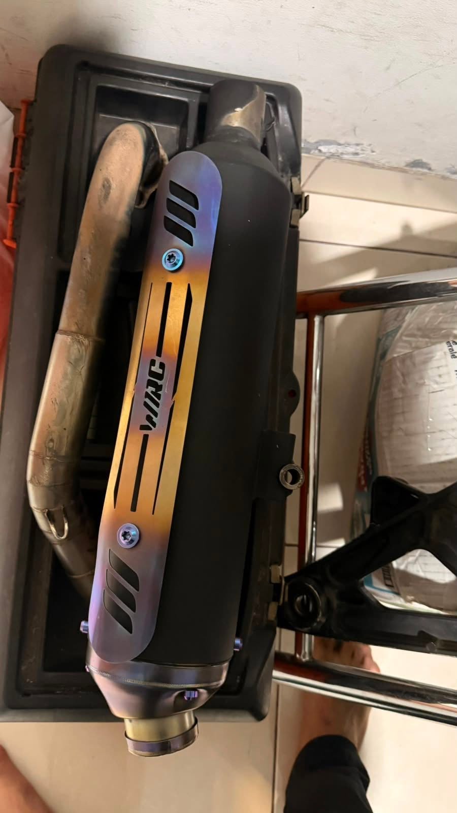 WTS Knalpot Vario 125/150 LED Old – WRC SS02 | Arm Old Only