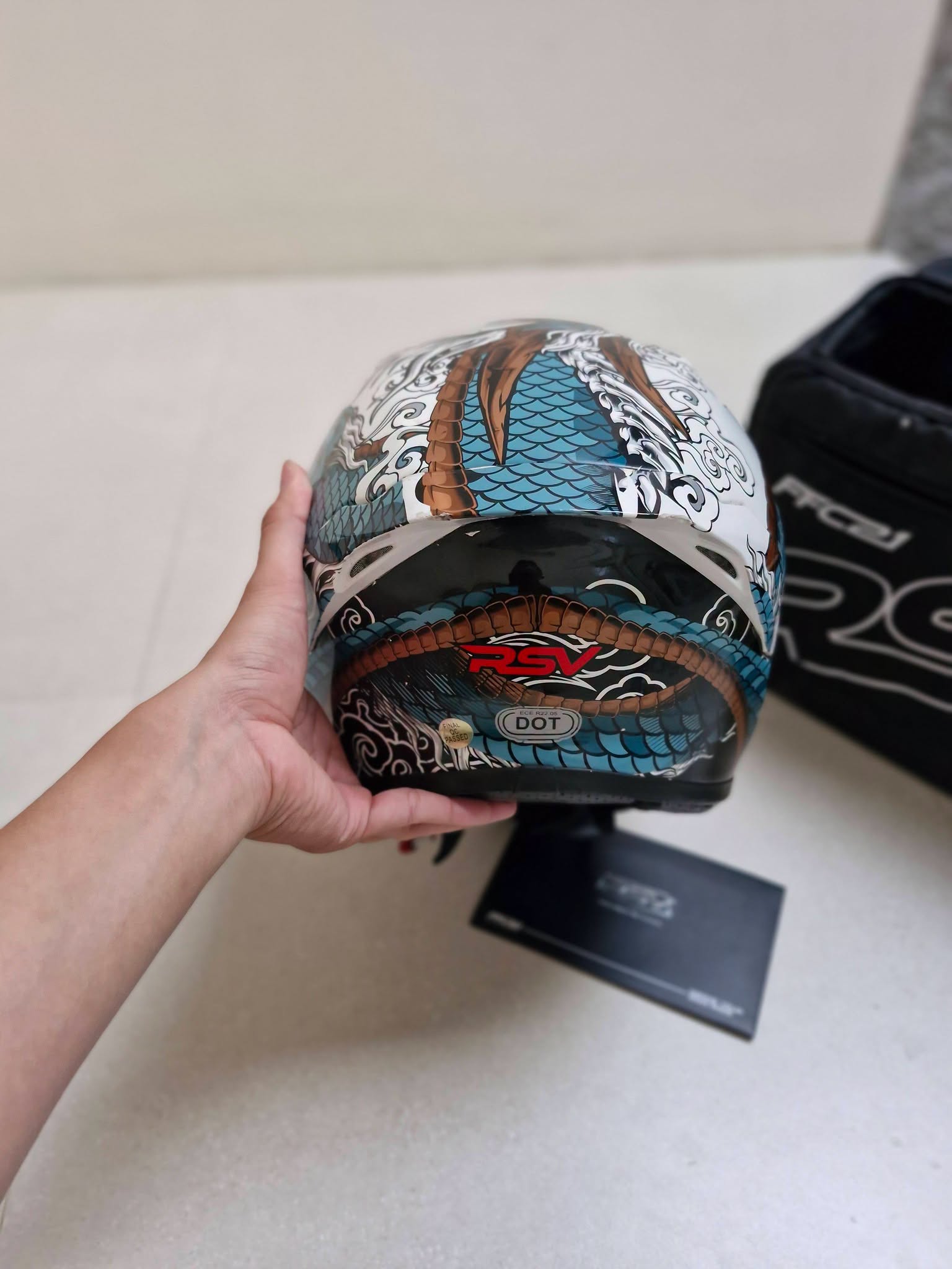 Helm Full Face Like New – Special Edition RSV x Prostreet | Rare Limited Stock