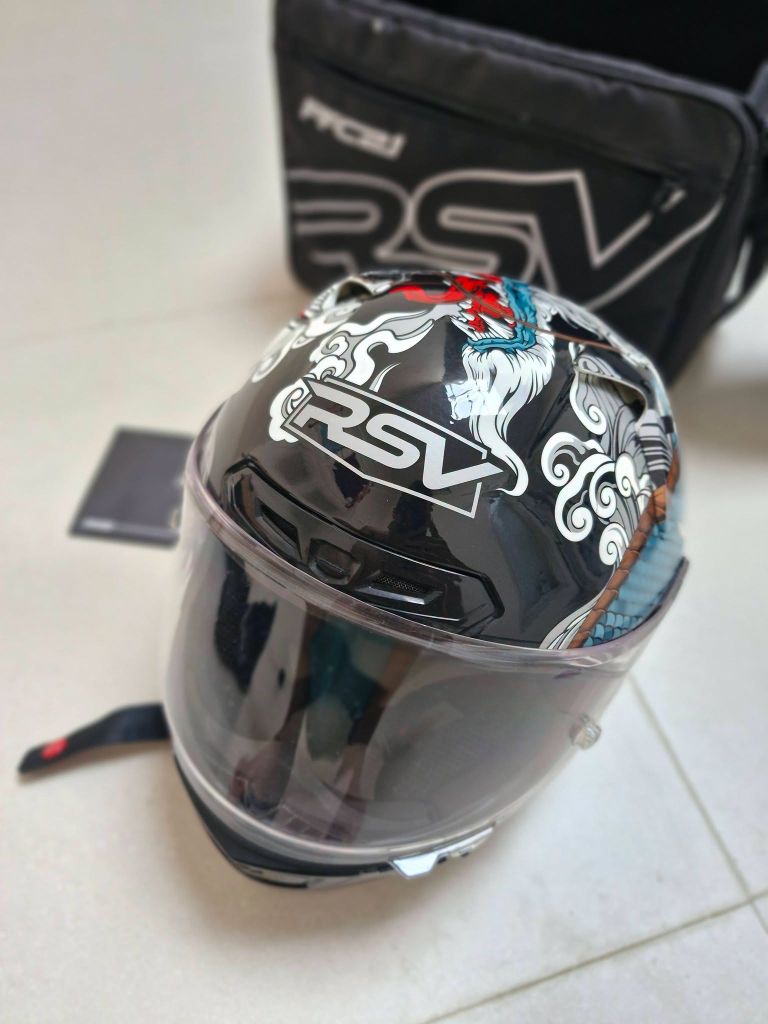 Helm Full Face Like New – Special Edition RSV x Prostreet | Rare Limited Stock