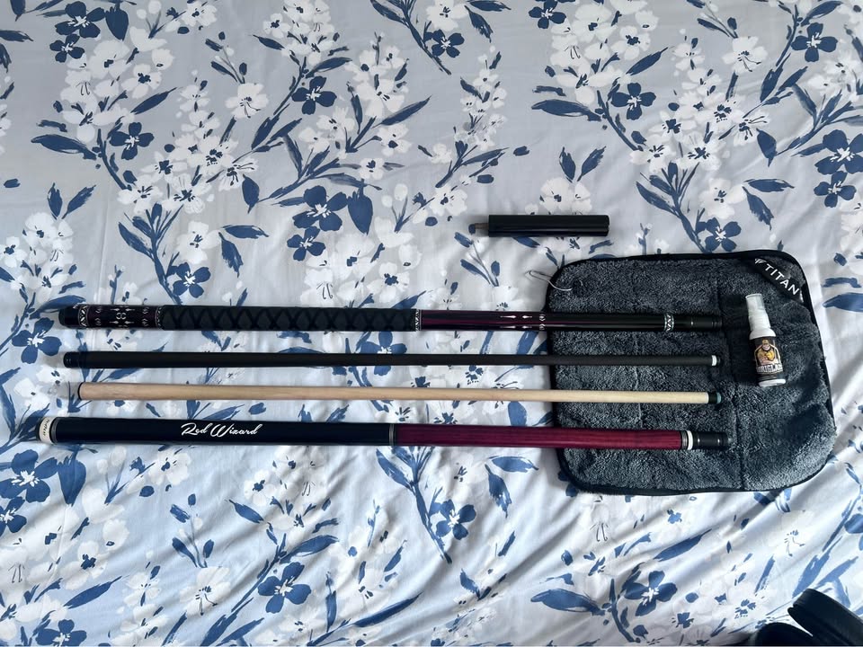 Jual WTS – Paket Lengkap Stick Billiard Siap Turnamen 🔥