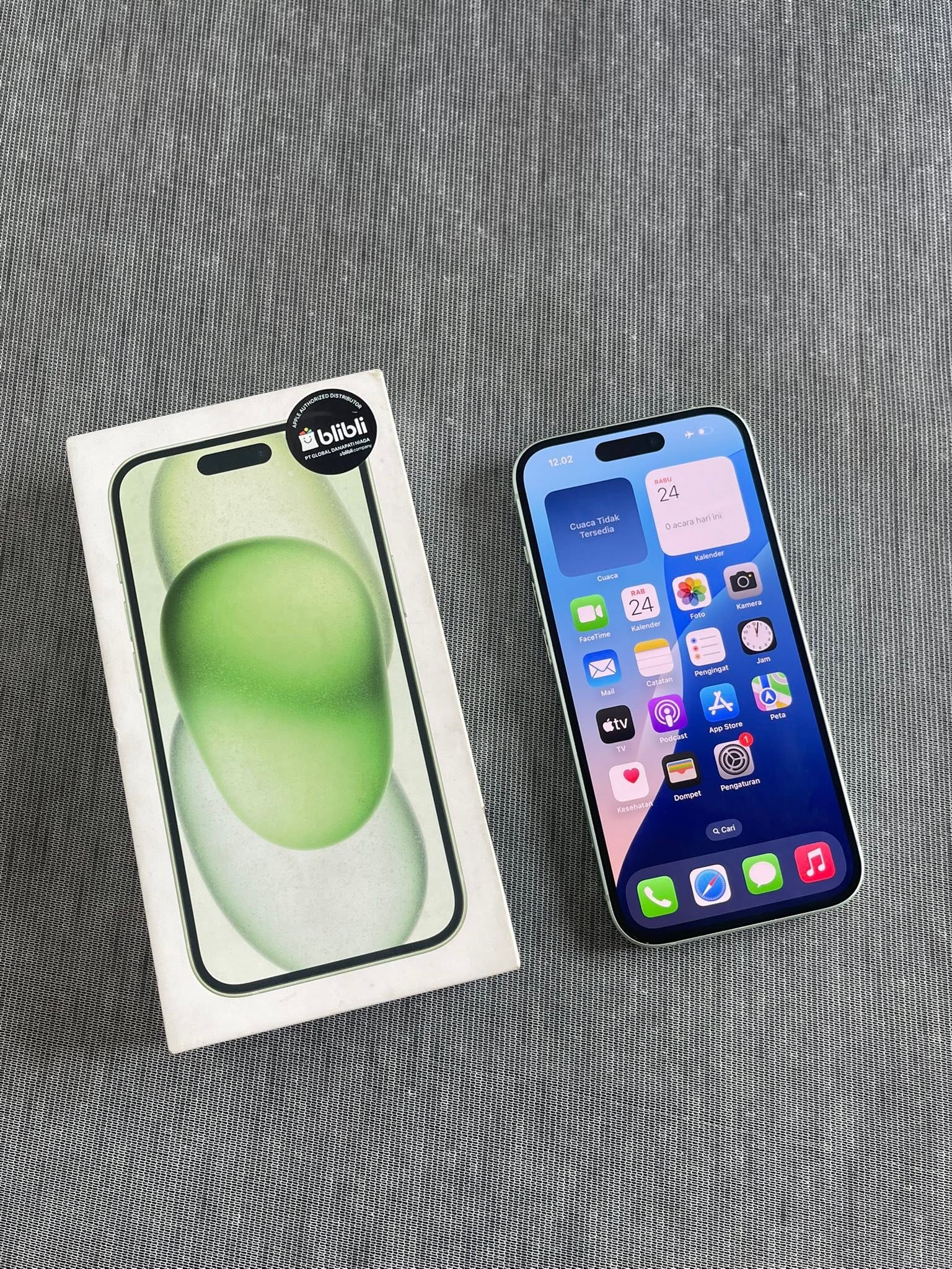 📱 iPhone 15 128GB iBox Second Terawat – Garansi Resmi Aktif