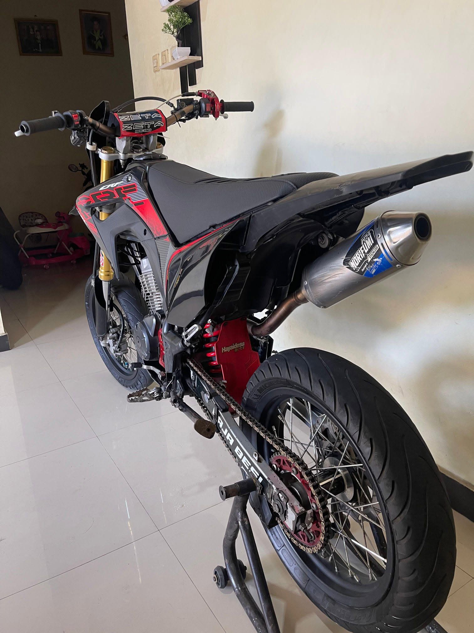 CRF 150L 2020 Modif Supermoto Full Spek BRT – Surat Lengkap