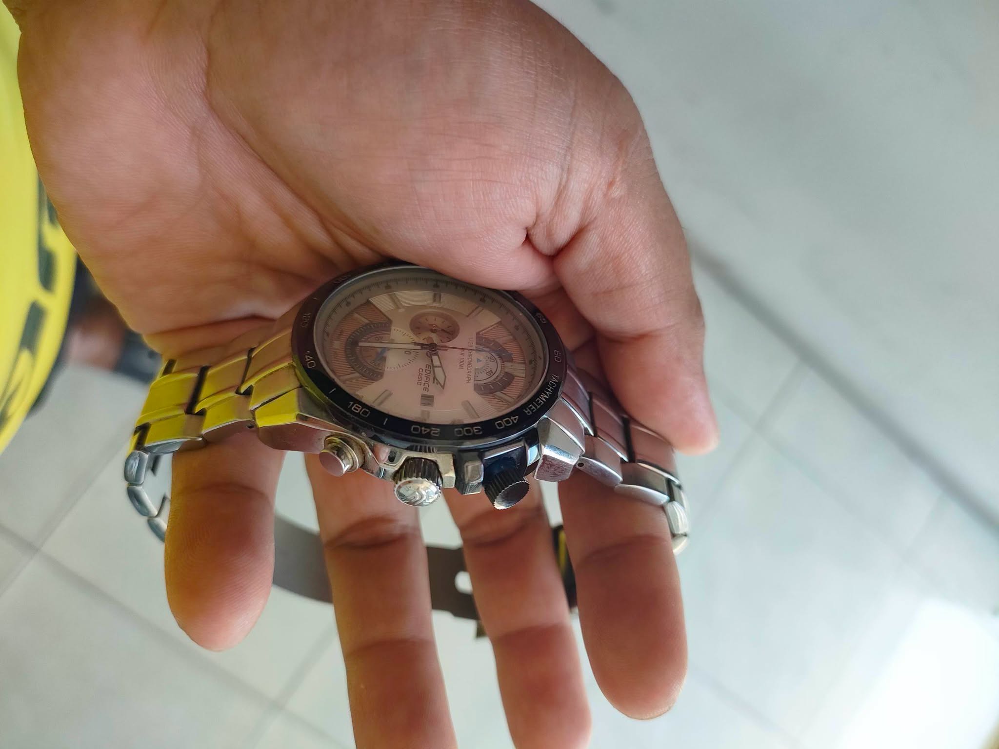 Jual Jam Tangan Original Casio Edifice EFR-520 – Second Mulus Siap Pakai