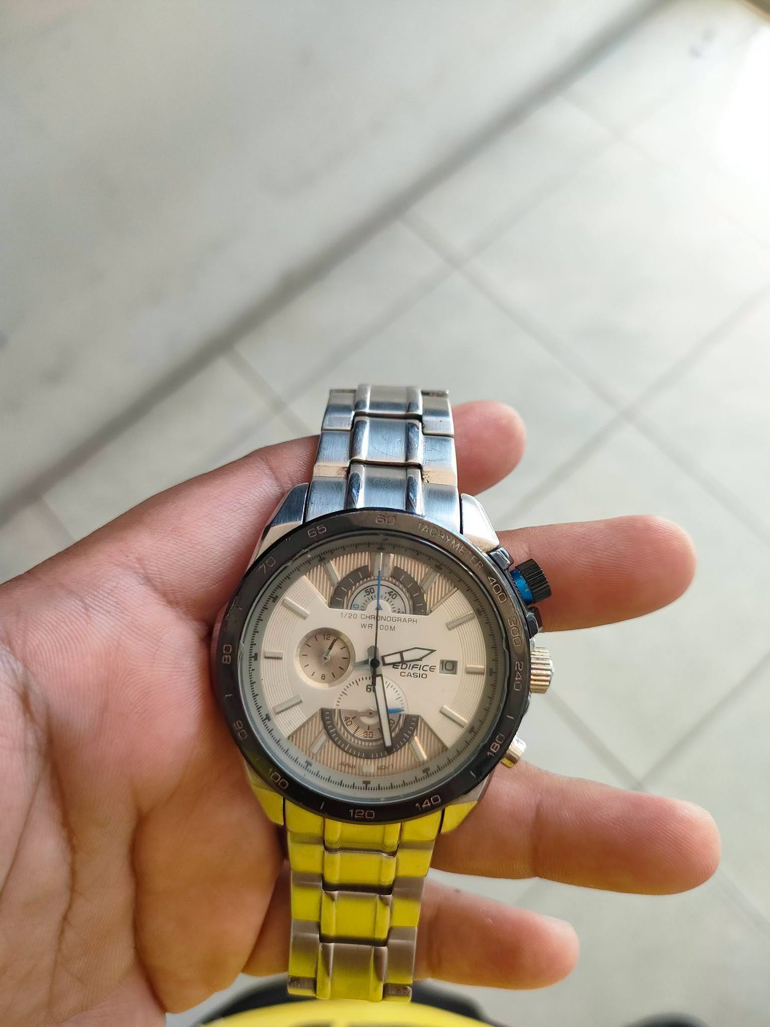 Jual Jam Tangan Original Casio Edifice EFR-520 – Second Mulus Siap Pakai