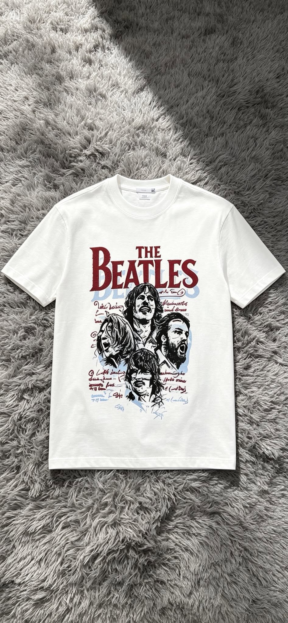 Kaos Oversize Vintage The Beatles – Ikonik, Klasik, & Selalu Keren! 🔥