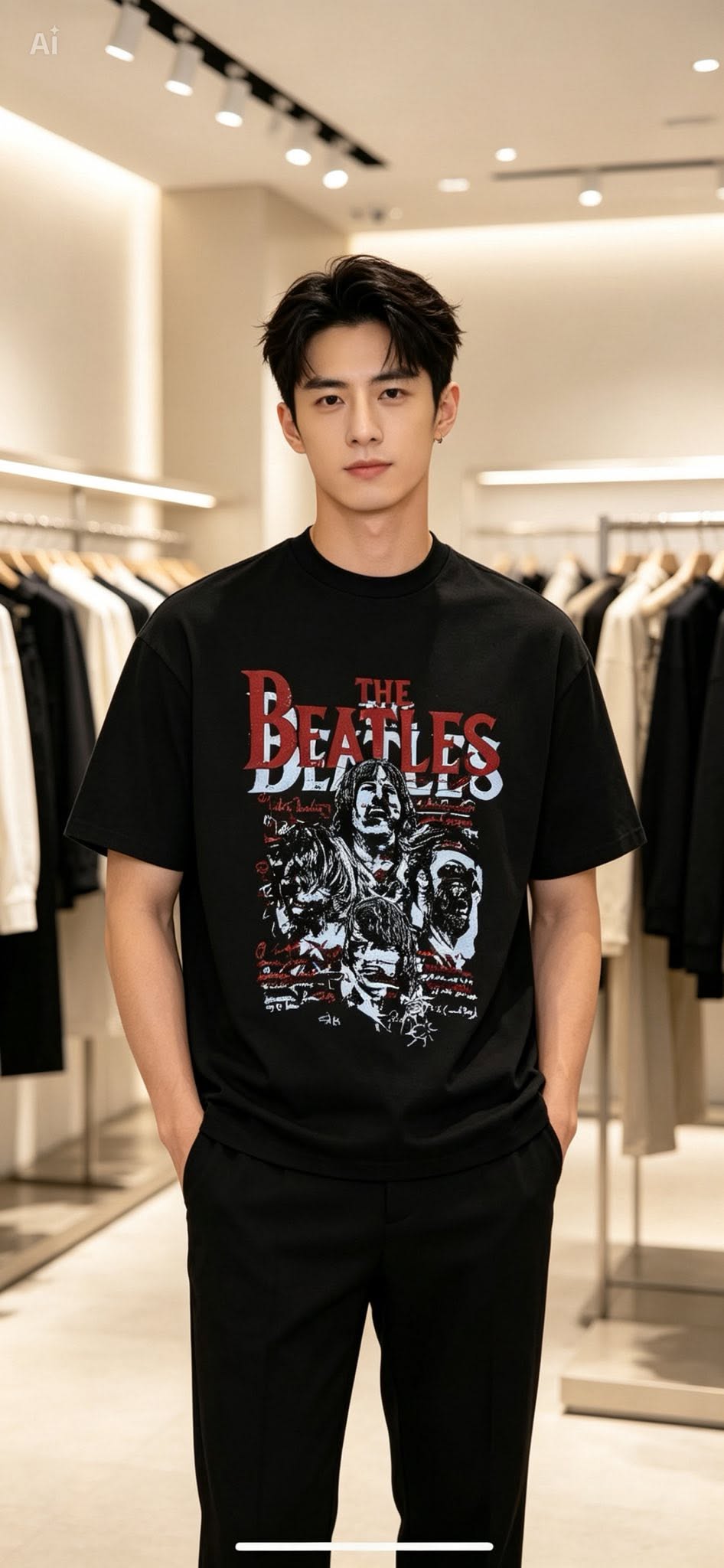 Kaos Oversize Vintage The Beatles – Ikonik, Klasik, & Selalu Keren! 🔥