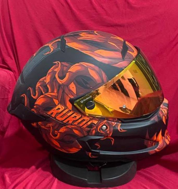 JUAL HELM PREMIUM RUROC ATLAS 3.0 EL DIABLO – LIKE NEW 🔥