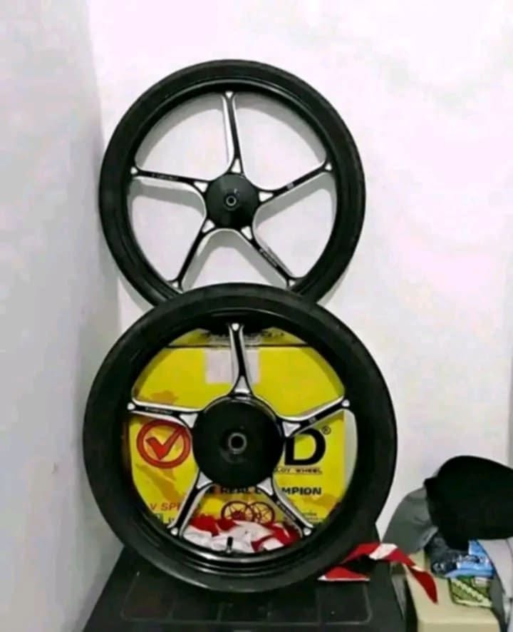 DIJUAL VELG VND AK 55 RING 17 – TAMPILAN SPORTY, BISA KREDIT & CICIL! 🔥