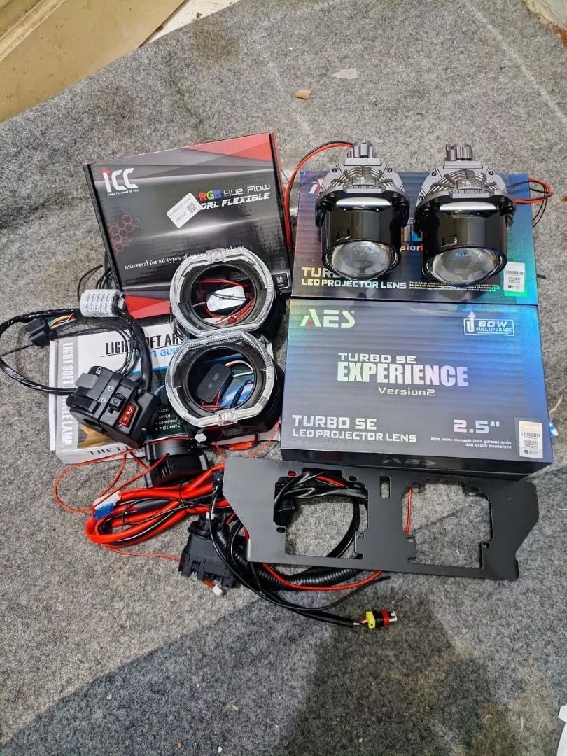 Jual BILED PROJECTOR AES Vario New 125/150 Paket Bahan – Kondisi Baru, Fullset