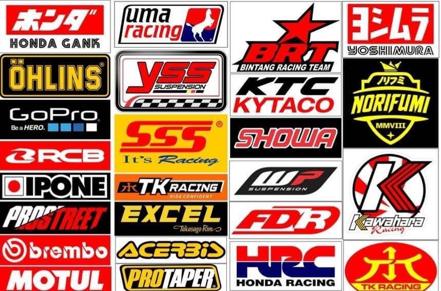 Sticker Racing Pack Premium – Ready Stock | Kualitas Tajam, Awet & Elegan!