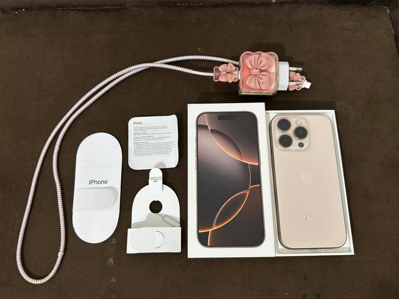 Dijual Cepat! iPhone 16 Pro 128GB iBox Fullset Lengkap – Mulus Like New! 🔥