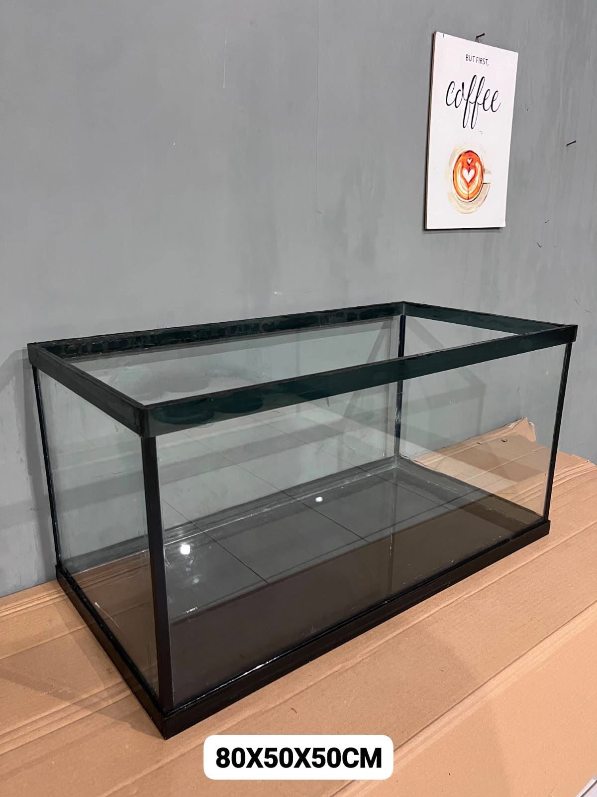 Ready Stock Aquarium Kaca Tebal 5mm – Anti Bocor & Siap Pakai! 🐟