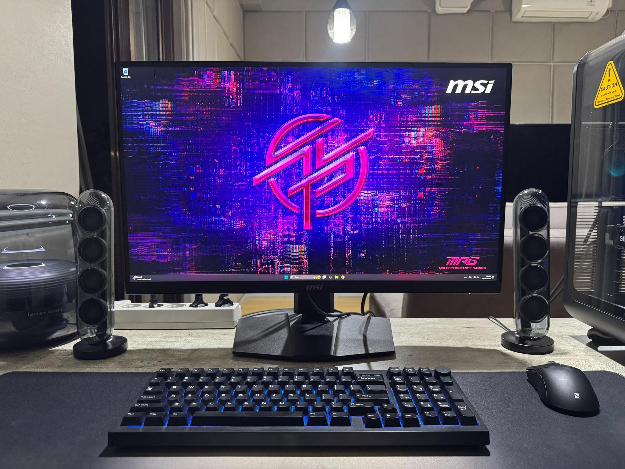 Jual PC Gaming MSI Ryzen 7 7800X3D + RTX 5060 Ti 16GB Fullset Gaming