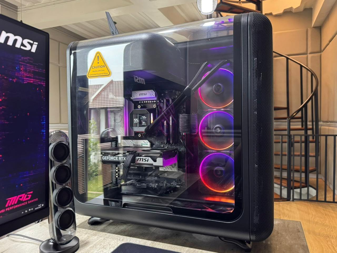 Jual PC Gaming MSI Ryzen 7 7800X3D + RTX 5060 Ti 16GB Fullset Gaming
