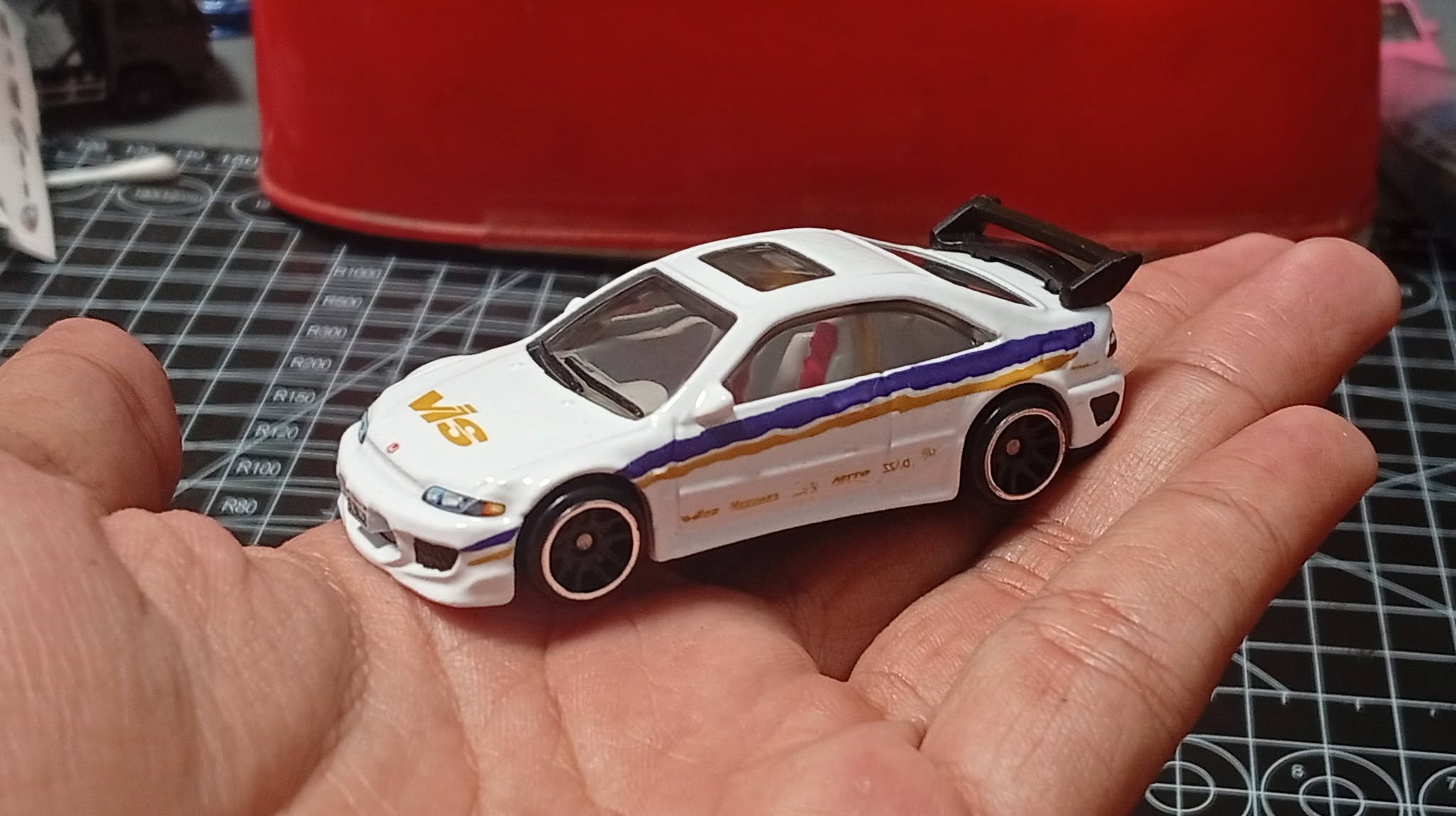 WTS Hot Wheels Honda Civic Coupe Custom Silver Series – Repaint Detail