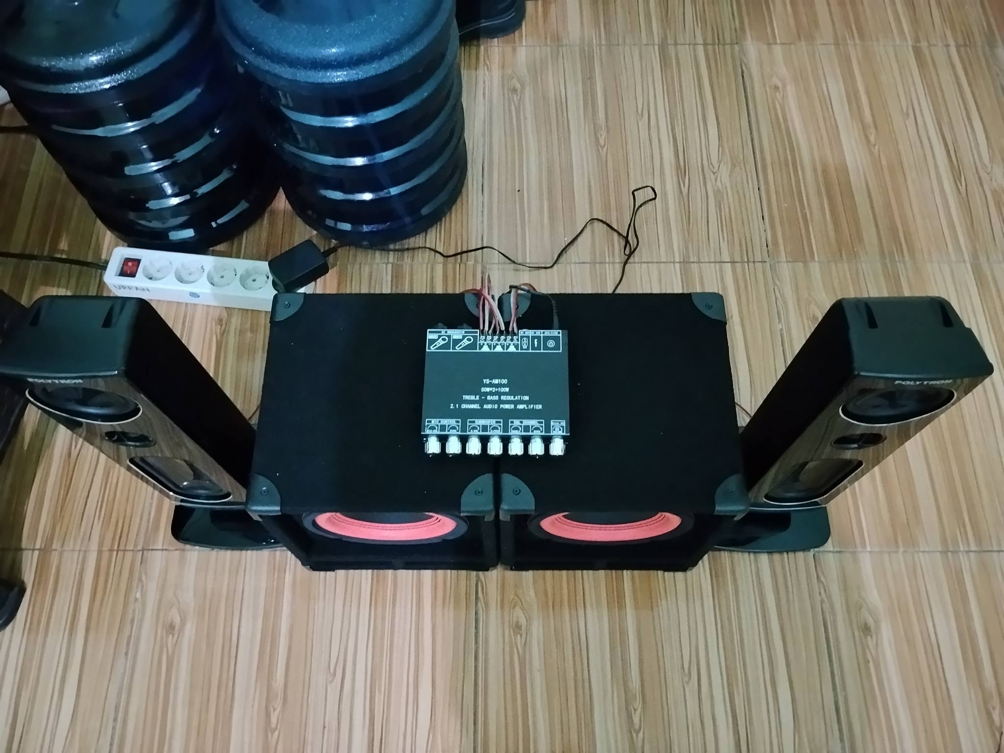 Speaker Tower + Subwoofer Siap Pakai, Suara Mantap! 🔥