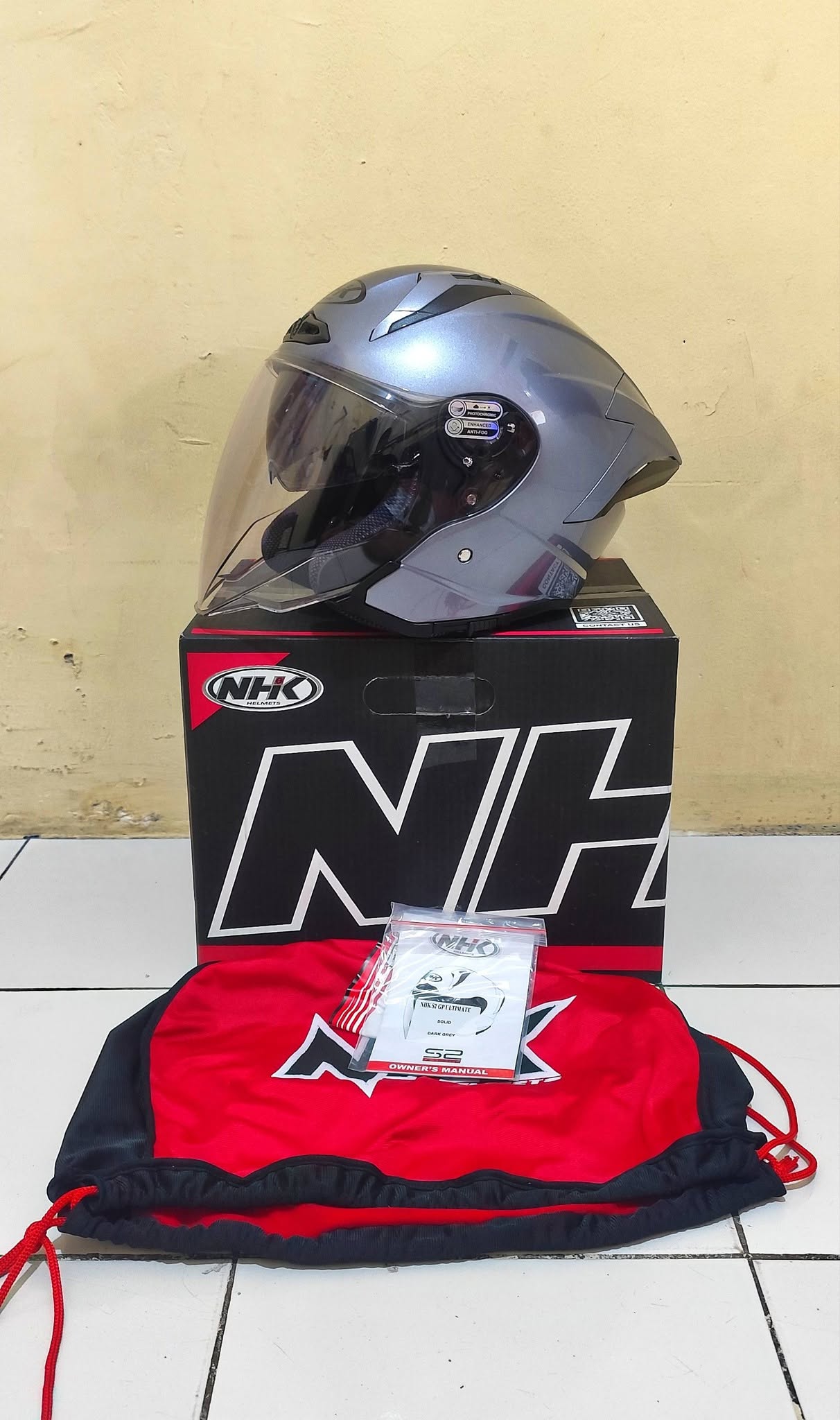 FOR SALE Helm + Intercom | Kondisi Mantap, Siap Pakai! 🔥