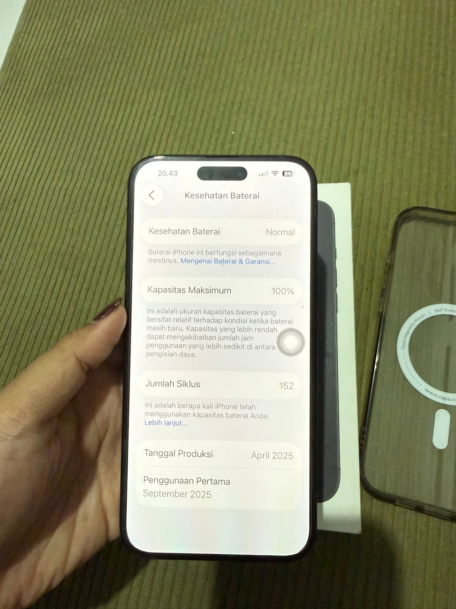 DIJUAL CEPAT iPhone 16 Plus 128GB iBox Garansi ON – Mulus, Fullset