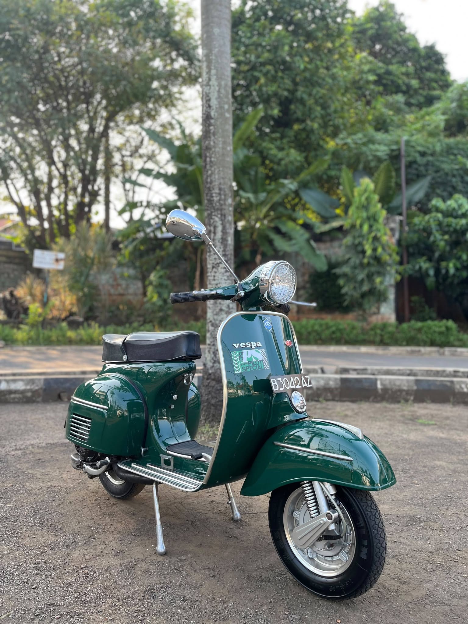 Vespa Super 1973 Upgrade Bagol Version – Full Restorasi Detail Part Premium