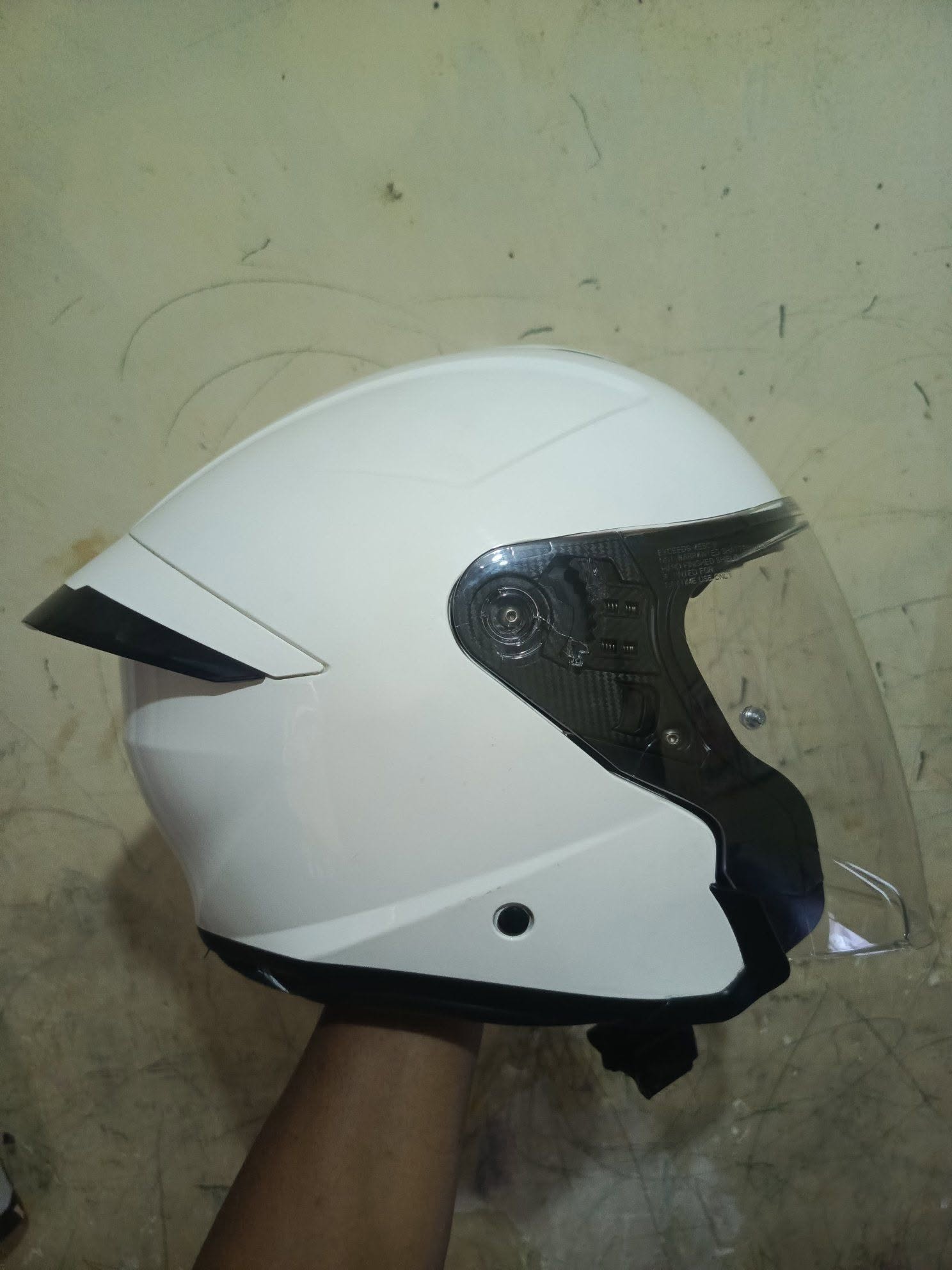 Jual Helm INK Terra 2 Putih Glossy Size L Fit M – Mulus 95%