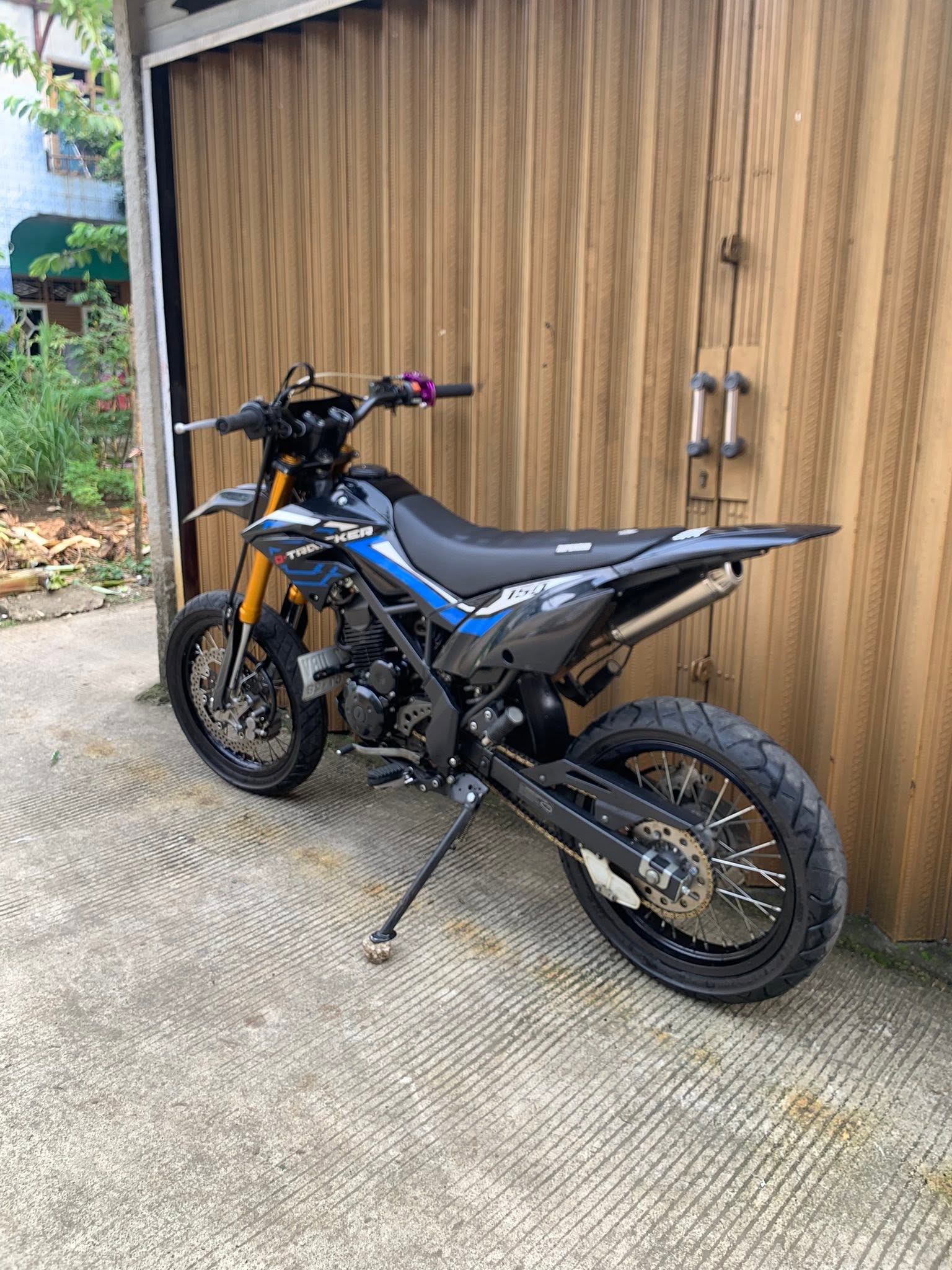 DIJUAL KAWASAKI D-TRACKER SE BLUE 2022 — SIAP PAKAI! 🔥