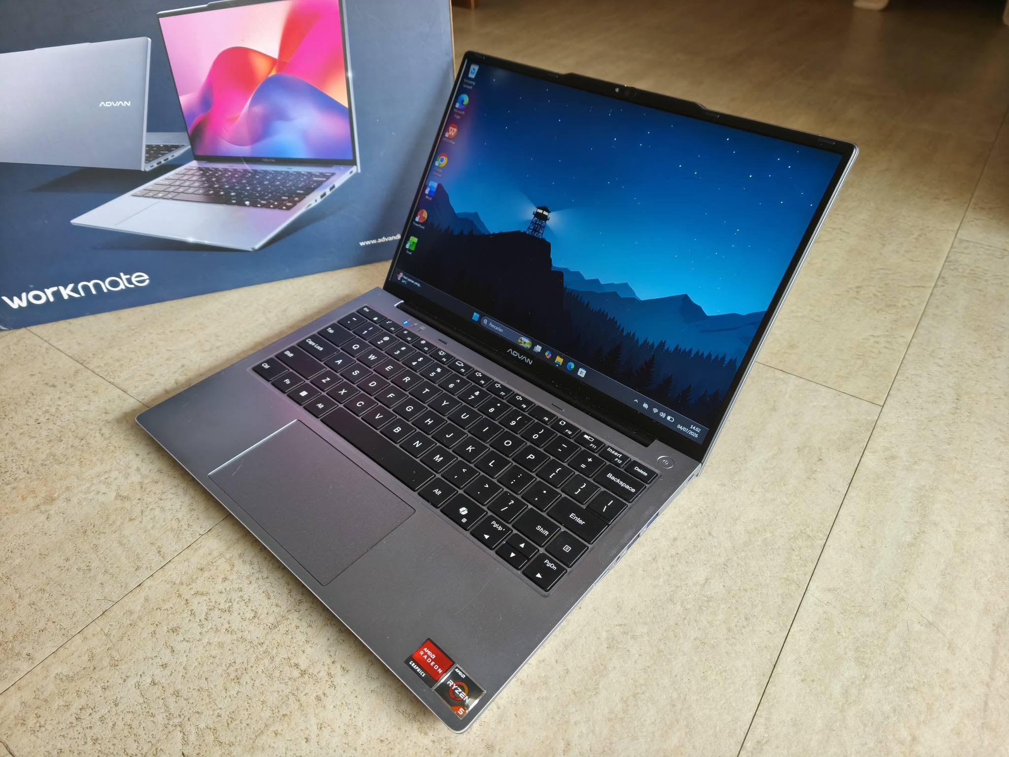 JUAL CEPAT LAPTOP ADVAN WORKMATE – MASIH GARANSI! 🔥