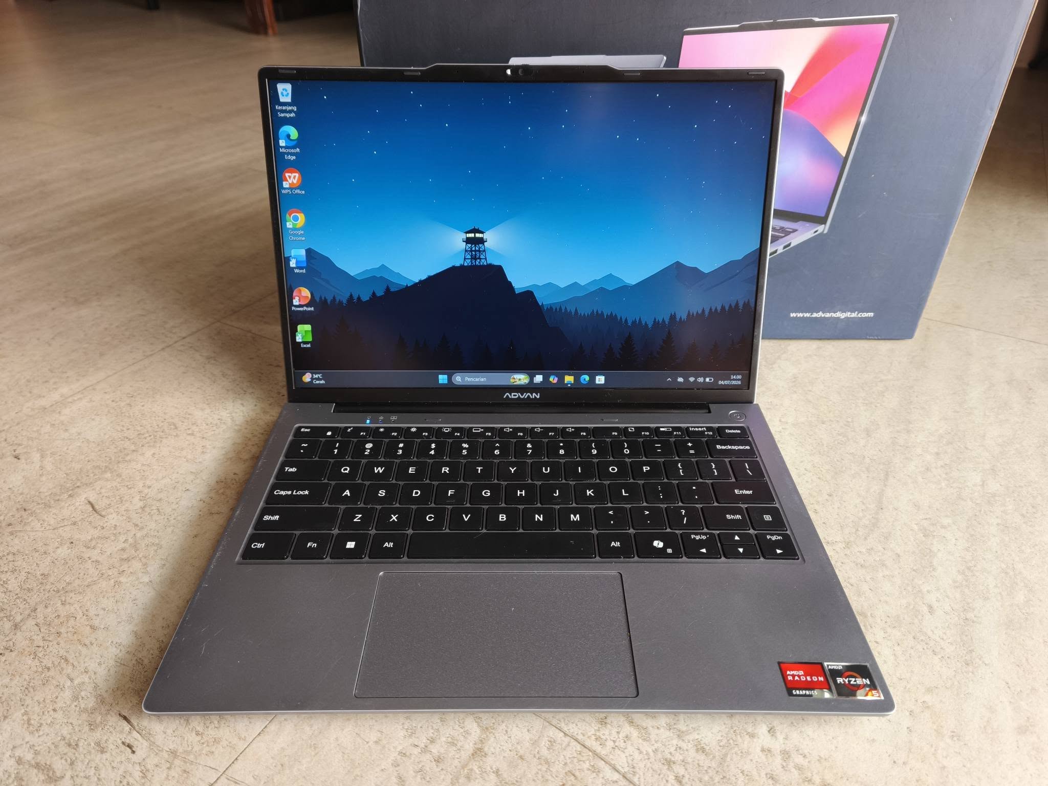 JUAL CEPAT LAPTOP ADVAN WORKMATE – MASIH GARANSI! 🔥